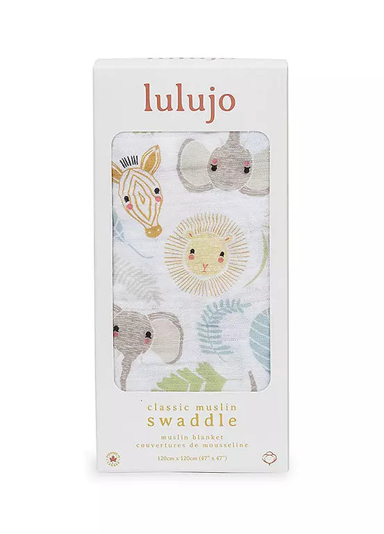 LLJ Jungle Cotton Swaddle