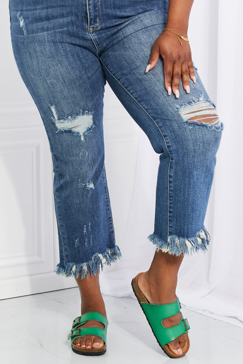 Undone Chic Straight Leg Jeans by Risen (Online only)
