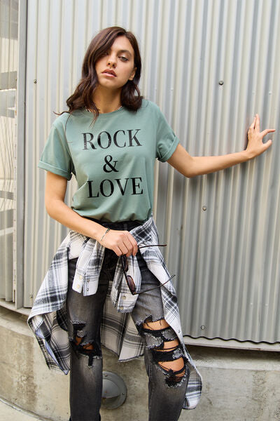 ROCK ＆ LOVE Short Sleeve T-Shirt (Online Only)