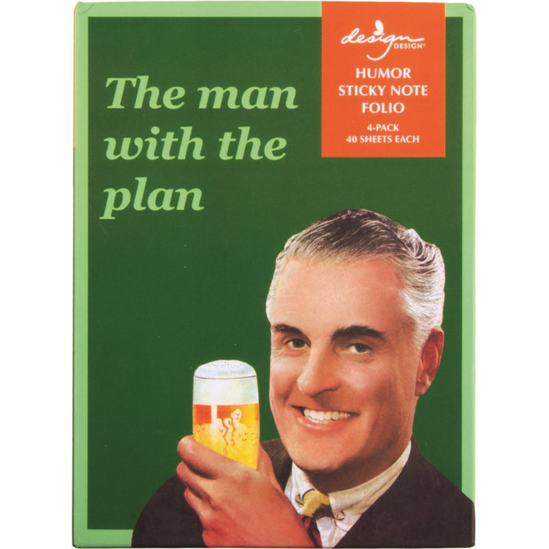 The Man With The Plan Sticky Note Folio