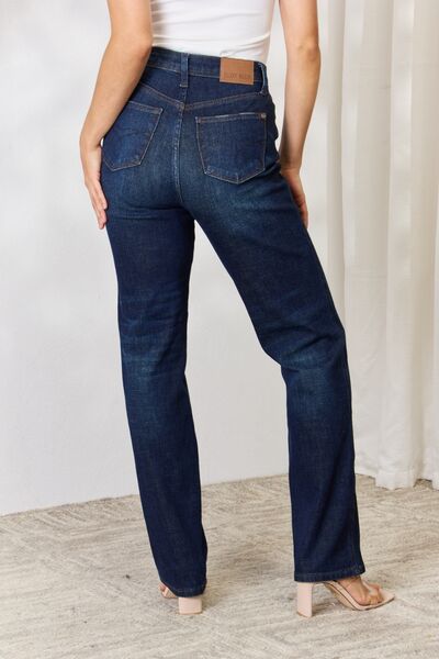 Button-Fly Straight Jeans (Online Only, Ships from USA)