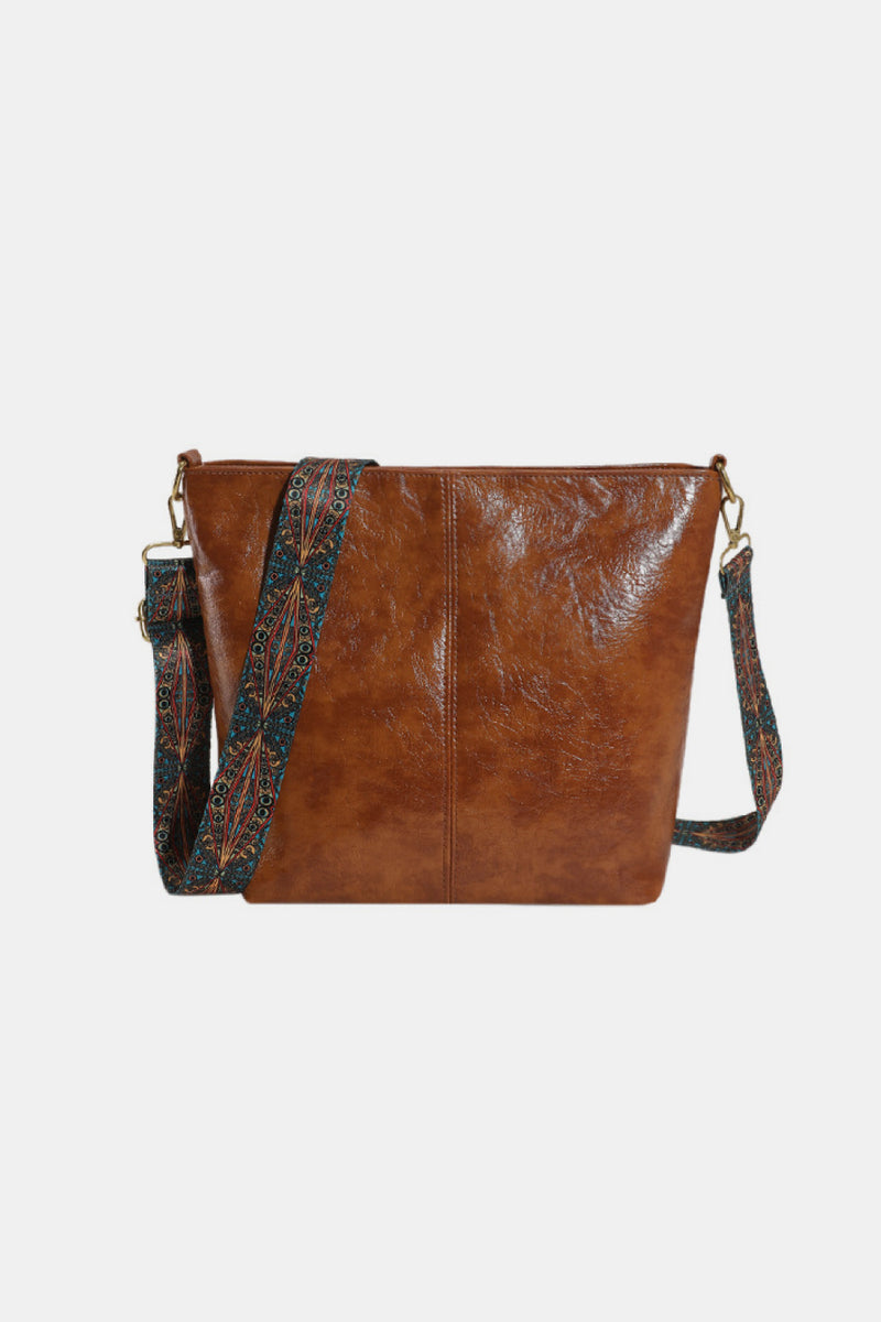 Vegan Leather Shoulder Bag  (Online Only)