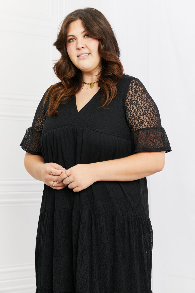 Lovely Lace Tiered Dress (Online Only)