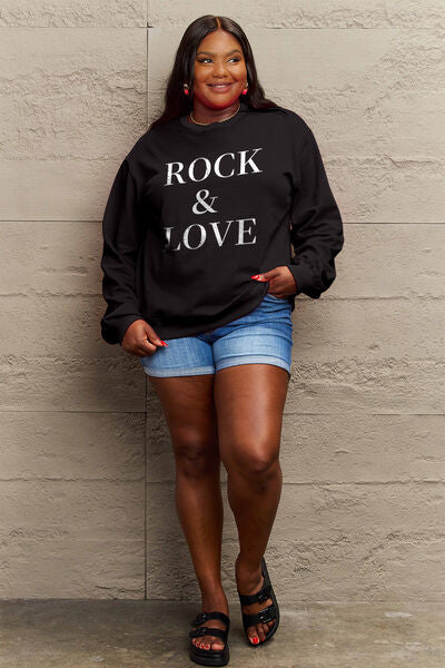 ROCK ＆ LOVE Graphic  Sweatshirt (Online Only)