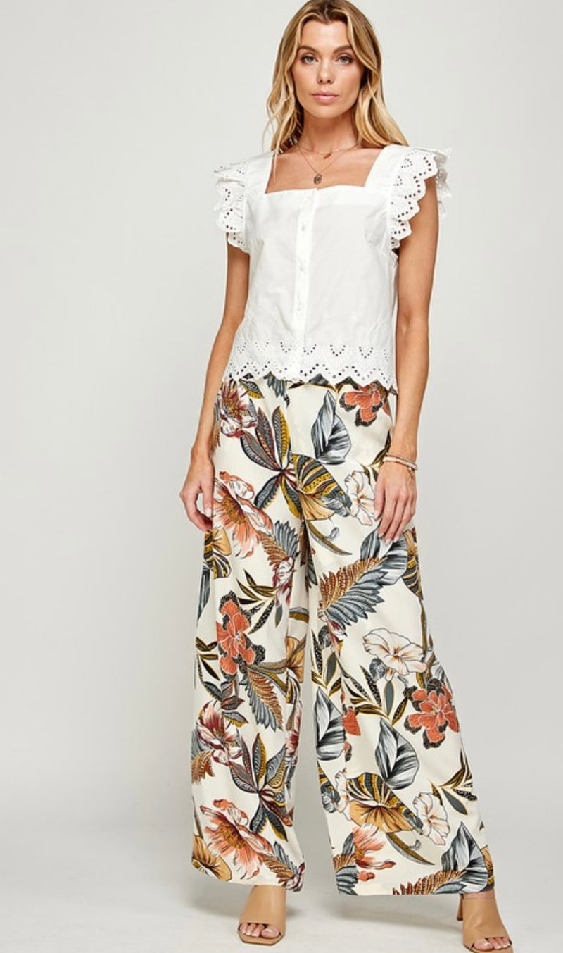 Totally Tropical Pallazzo Pant