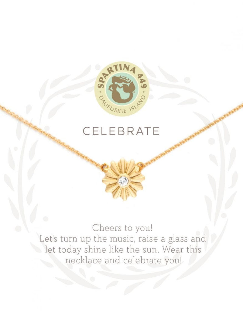 Sea La Vie Celebrate Gold Necklace