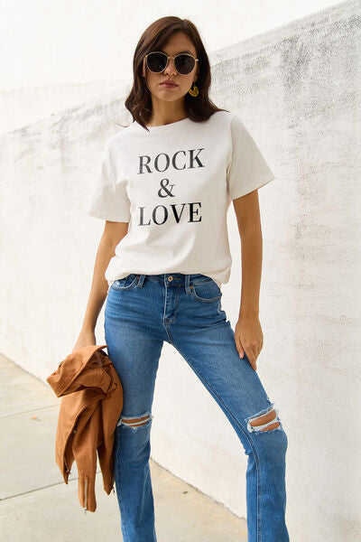 ROCK ＆ LOVE Short Sleeve T-Shirt (Online Only)