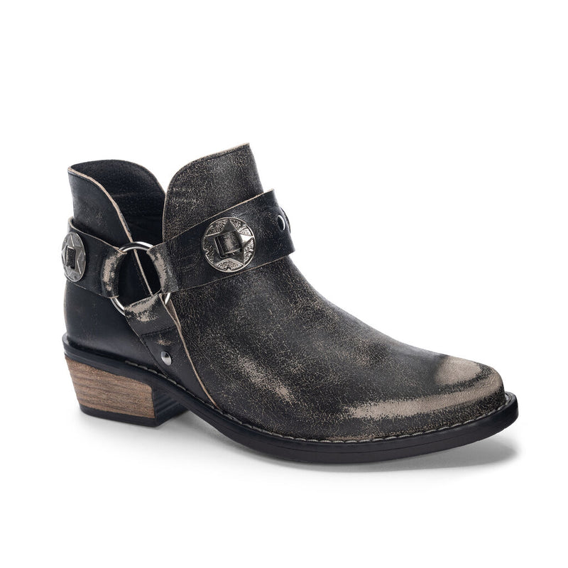 Austin Leather Ankle Bootie
