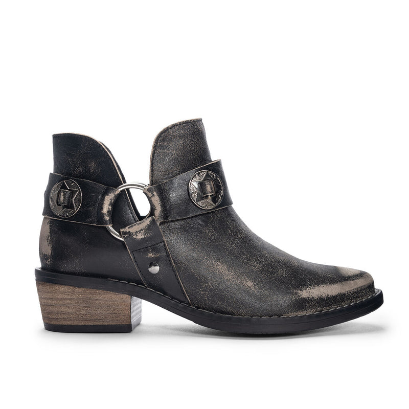 Austin Leather Ankle Bootie