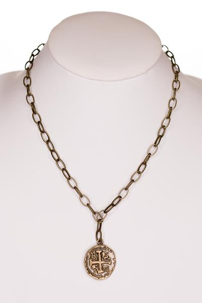 Jackie Bronze Necklace