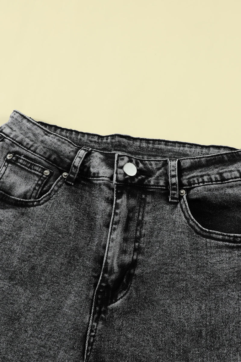 Slit Flare Jeans  (Online Only)