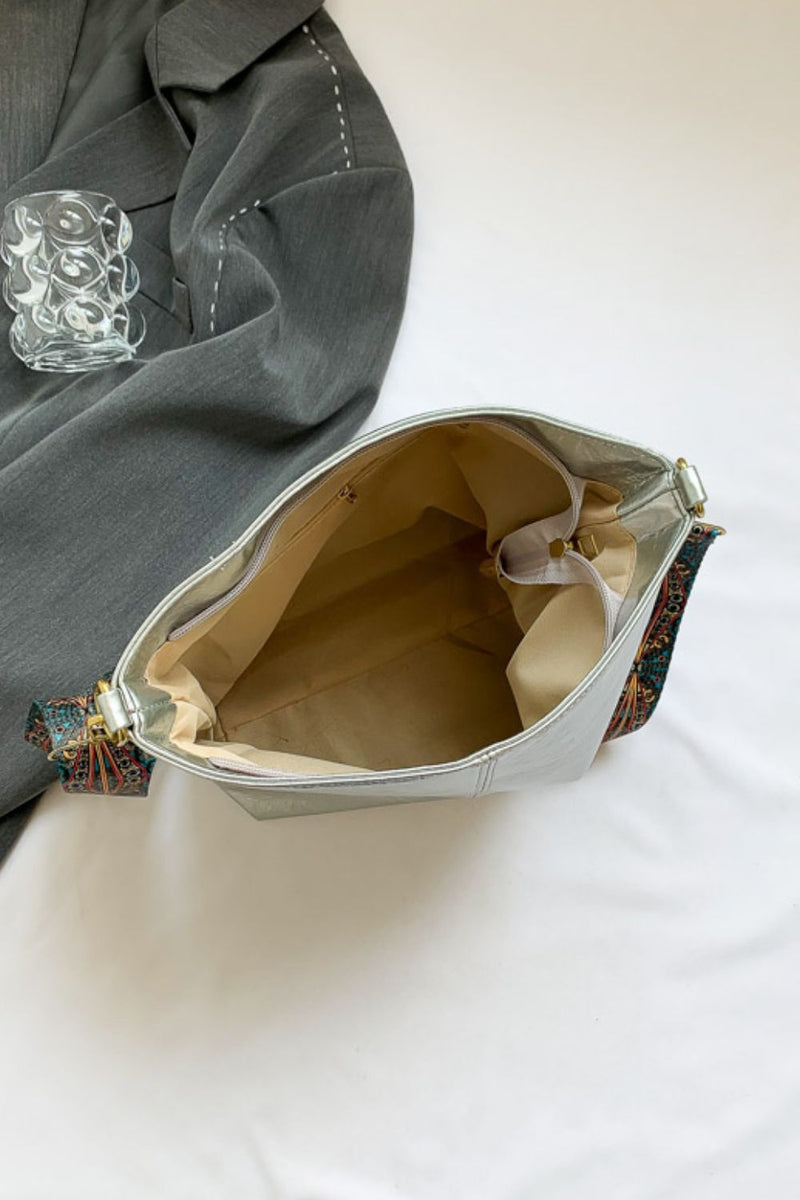 Vegan Leather Shoulder Bag  (Online Only)