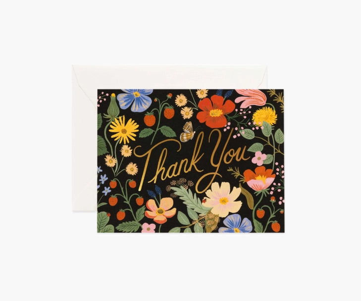 Strawberry Fields Thank You Cards
