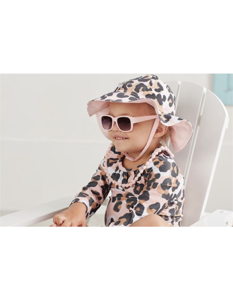Infant Leopard Sun Hat & Sunnies